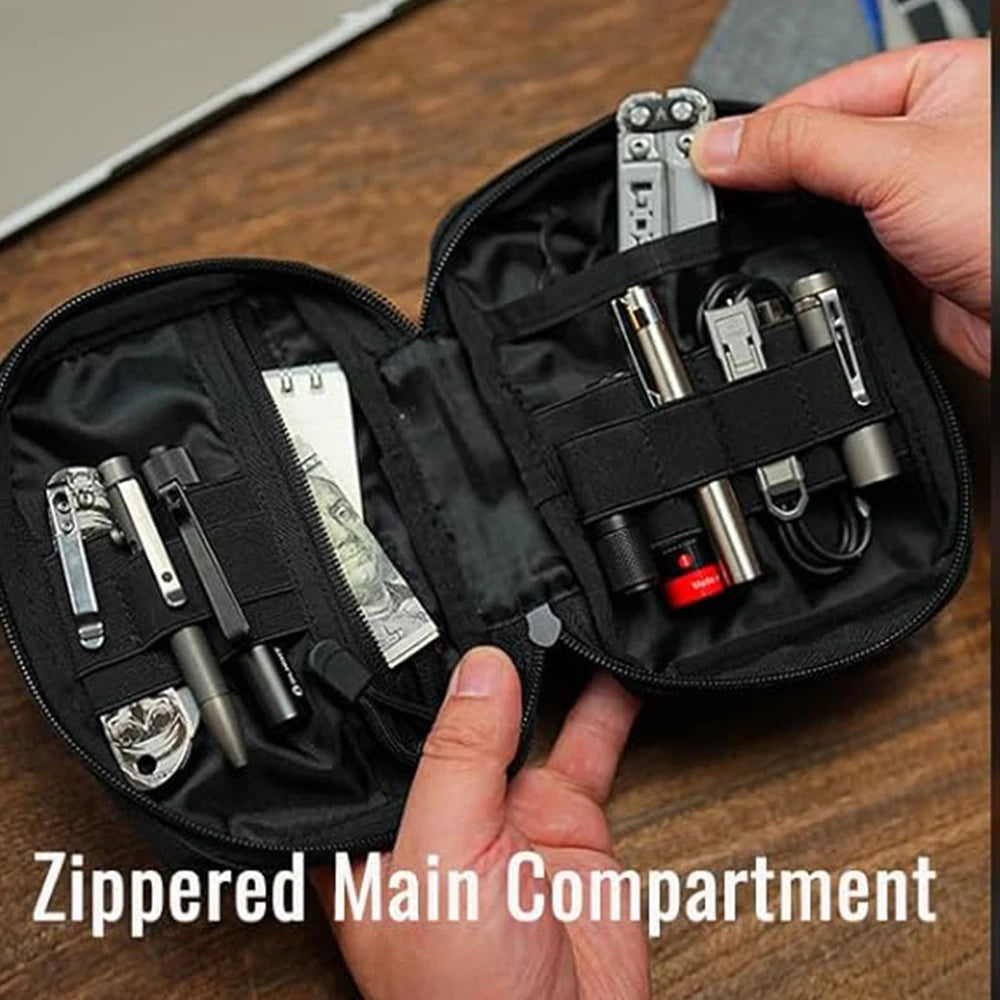 Everyday Carry EDC Organizer – Compact Multi-Pocket Utility Pouch