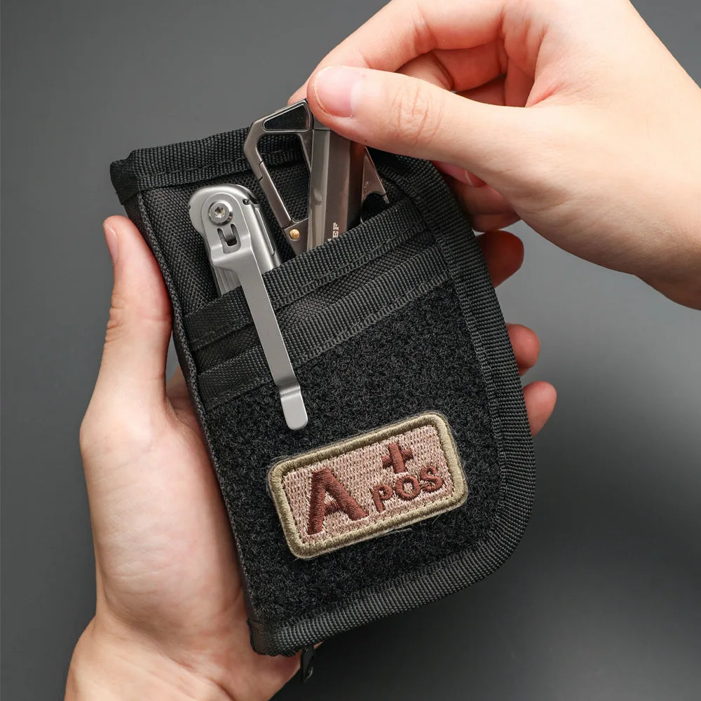 Compact EDC Pocket Organizer – 7-Pocket Utility Pouch for Everyday Carry